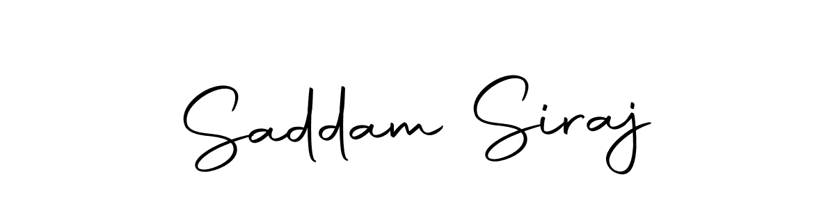 Saddam Siraj stylish signature style. Best Handwritten Sign (Autography-DOLnW) for my name. Handwritten Signature Collection Ideas for my name Saddam Siraj. Saddam Siraj signature style 10 images and pictures png