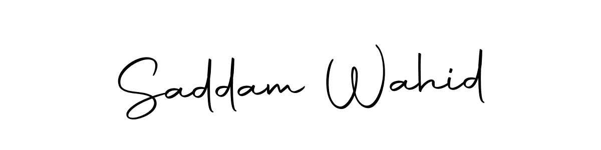 Saddam Wahid stylish signature style. Best Handwritten Sign (Autography-DOLnW) for my name. Handwritten Signature Collection Ideas for my name Saddam Wahid. Saddam Wahid signature style 10 images and pictures png