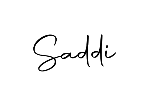 You should practise on your own different ways (Autography-DOLnW) to write your name (Saddi) in signature. don't let someone else do it for you. Saddi signature style 10 images and pictures png