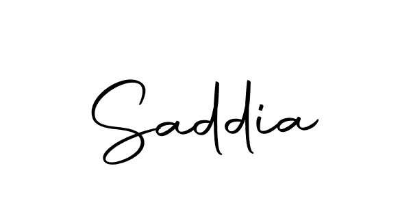 if you are searching for the best signature style for your name Saddia. so please give up your signature search. here we have designed multiple signature styles  using Autography-DOLnW. Saddia signature style 10 images and pictures png