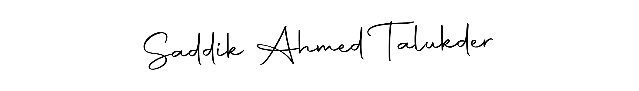 Autography-DOLnW is a professional signature style that is perfect for those who want to add a touch of class to their signature. It is also a great choice for those who want to make their signature more unique. Get Saddik Ahmed Talukder name to fancy signature for free. Saddik Ahmed Talukder signature style 10 images and pictures png