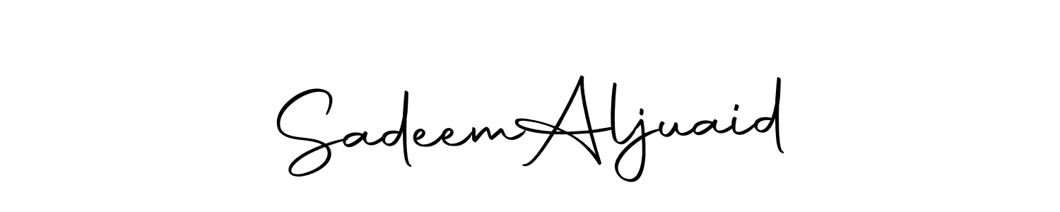 Sadeem  Aljuaid stylish signature style. Best Handwritten Sign (Autography-DOLnW) for my name. Handwritten Signature Collection Ideas for my name Sadeem  Aljuaid. Sadeem  Aljuaid signature style 10 images and pictures png