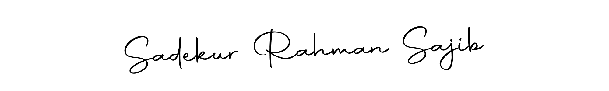 Design your own signature with our free online signature maker. With this signature software, you can create a handwritten (Autography-DOLnW) signature for name Sadekur Rahman Sajib. Sadekur Rahman Sajib signature style 10 images and pictures png