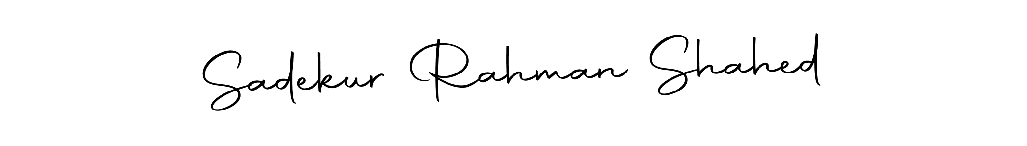 You should practise on your own different ways (Autography-DOLnW) to write your name (Sadekur Rahman Shahed) in signature. don't let someone else do it for you. Sadekur Rahman Shahed signature style 10 images and pictures png