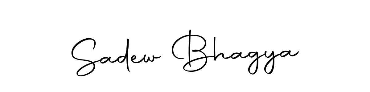 Make a beautiful signature design for name Sadew Bhagya. With this signature (Autography-DOLnW) style, you can create a handwritten signature for free. Sadew Bhagya signature style 10 images and pictures png