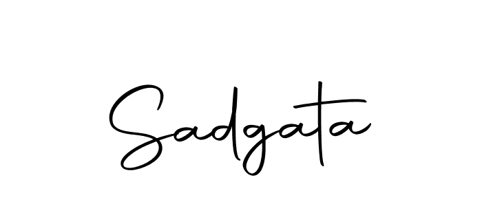 Make a beautiful signature design for name Sadgata. Use this online signature maker to create a handwritten signature for free. Sadgata signature style 10 images and pictures png