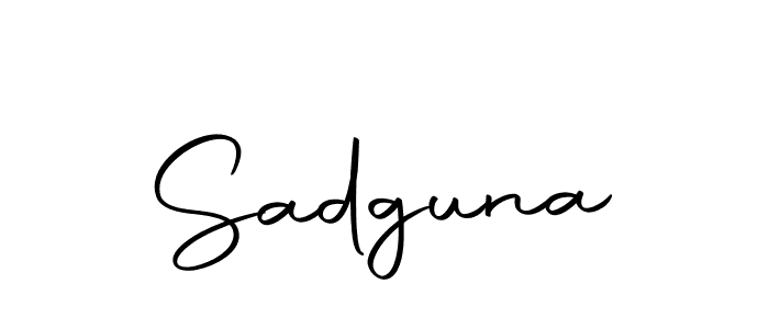 The best way (Autography-DOLnW) to make a short signature is to pick only two or three words in your name. The name Sadguna include a total of six letters. For converting this name. Sadguna signature style 10 images and pictures png