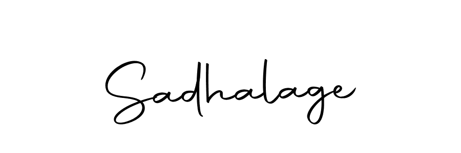 Create a beautiful signature design for name Sadhalage. With this signature (Autography-DOLnW) fonts, you can make a handwritten signature for free. Sadhalage signature style 10 images and pictures png
