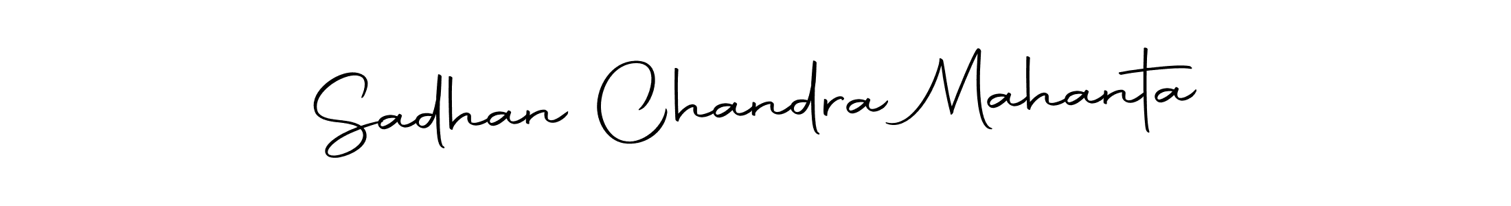 Design your own signature with our free online signature maker. With this signature software, you can create a handwritten (Autography-DOLnW) signature for name Sadhan Chandra Mahanta. Sadhan Chandra Mahanta signature style 10 images and pictures png