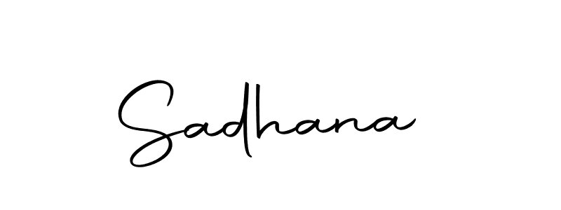 Similarly Autography-DOLnW is the best handwritten signature design. Signature creator online .You can use it as an online autograph creator for name Sadhana . Sadhana  signature style 10 images and pictures png