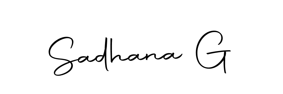 It looks lik you need a new signature style for name Sadhana G. Design unique handwritten (Autography-DOLnW) signature with our free signature maker in just a few clicks. Sadhana G signature style 10 images and pictures png