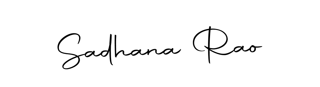 Autography-DOLnW is a professional signature style that is perfect for those who want to add a touch of class to their signature. It is also a great choice for those who want to make their signature more unique. Get Sadhana Rao name to fancy signature for free. Sadhana Rao signature style 10 images and pictures png