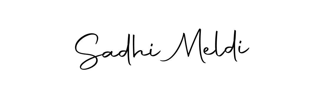 It looks lik you need a new signature style for name Sadhi Meldi. Design unique handwritten (Autography-DOLnW) signature with our free signature maker in just a few clicks. Sadhi Meldi signature style 10 images and pictures png