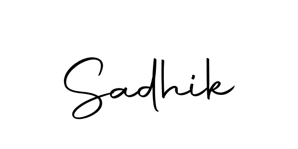 How to make Sadhik name signature. Use Autography-DOLnW style for creating short signs online. This is the latest handwritten sign. Sadhik signature style 10 images and pictures png