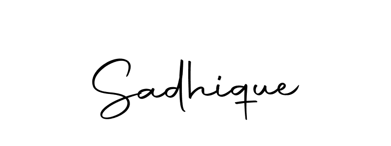 Autography-DOLnW is a professional signature style that is perfect for those who want to add a touch of class to their signature. It is also a great choice for those who want to make their signature more unique. Get Sadhique name to fancy signature for free. Sadhique signature style 10 images and pictures png