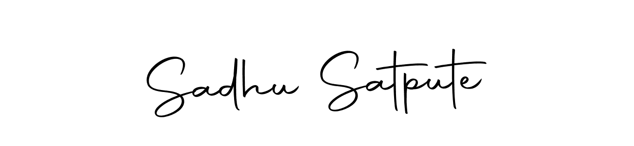 The best way (Autography-DOLnW) to make a short signature is to pick only two or three words in your name. The name Sadhu Satpute include a total of six letters. For converting this name. Sadhu Satpute signature style 10 images and pictures png