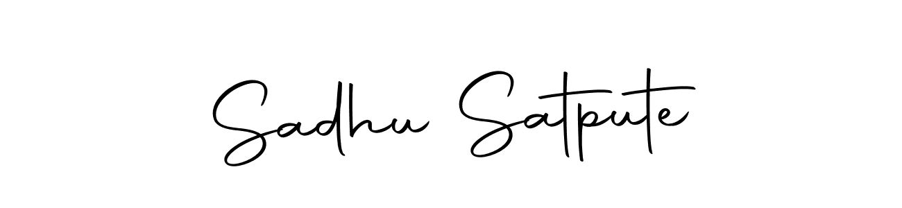 It looks lik you need a new signature style for name Sadhu Satpute. Design unique handwritten (Autography-DOLnW) signature with our free signature maker in just a few clicks. Sadhu Satpute signature style 10 images and pictures png