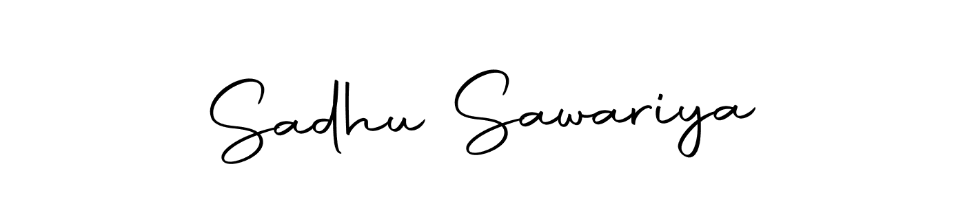 Similarly Autography-DOLnW is the best handwritten signature design. Signature creator online .You can use it as an online autograph creator for name Sadhu Sawariya. Sadhu Sawariya signature style 10 images and pictures png