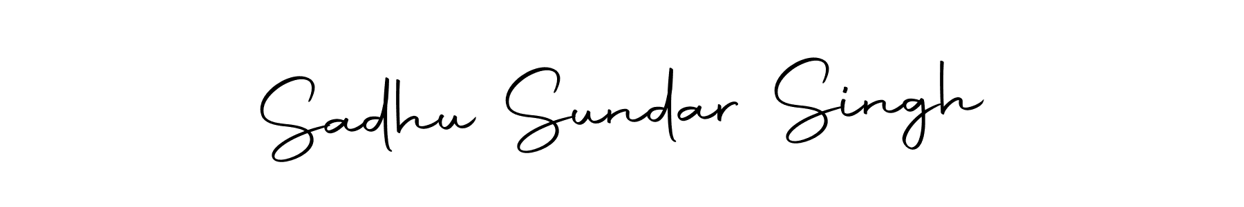 Make a beautiful signature design for name Sadhu Sundar Singh. With this signature (Autography-DOLnW) style, you can create a handwritten signature for free. Sadhu Sundar Singh signature style 10 images and pictures png