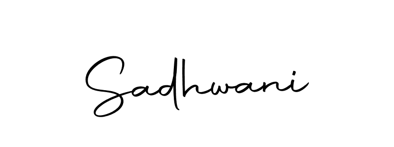 How to make Sadhwani name signature. Use Autography-DOLnW style for creating short signs online. This is the latest handwritten sign. Sadhwani signature style 10 images and pictures png