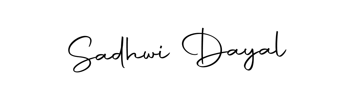 It looks lik you need a new signature style for name Sadhwi Dayal. Design unique handwritten (Autography-DOLnW) signature with our free signature maker in just a few clicks. Sadhwi Dayal signature style 10 images and pictures png