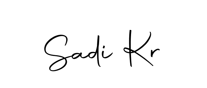 Create a beautiful signature design for name Sadi Kr. With this signature (Autography-DOLnW) fonts, you can make a handwritten signature for free. Sadi Kr signature style 10 images and pictures png