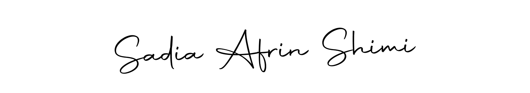 Also we have Sadia Afrin Shimi name is the best signature style. Create professional handwritten signature collection using Autography-DOLnW autograph style. Sadia Afrin Shimi signature style 10 images and pictures png