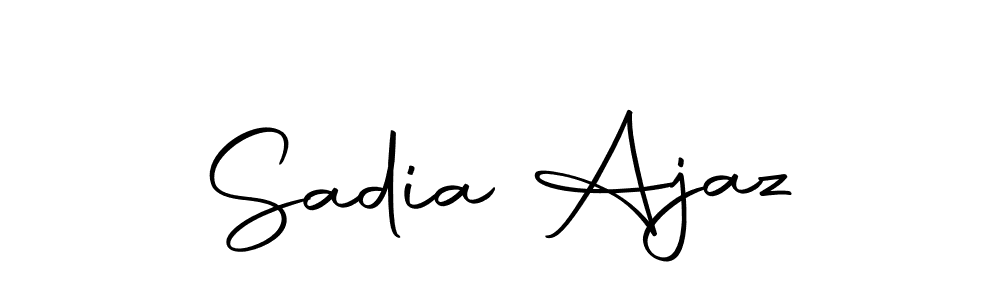 Also You can easily find your signature by using the search form. We will create Sadia Ajaz name handwritten signature images for you free of cost using Autography-DOLnW sign style. Sadia Ajaz signature style 10 images and pictures png