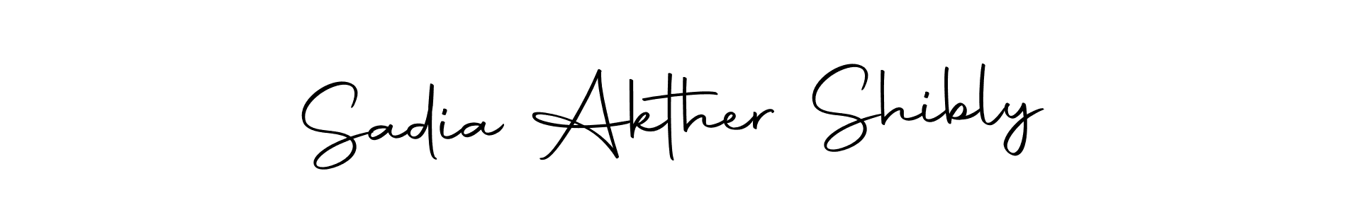 Once you've used our free online signature maker to create your best signature Autography-DOLnW style, it's time to enjoy all of the benefits that Sadia Akther Shibly name signing documents. Sadia Akther Shibly signature style 10 images and pictures png