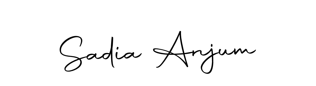 Make a beautiful signature design for name Sadia Anjum. With this signature (Autography-DOLnW) style, you can create a handwritten signature for free. Sadia Anjum signature style 10 images and pictures png