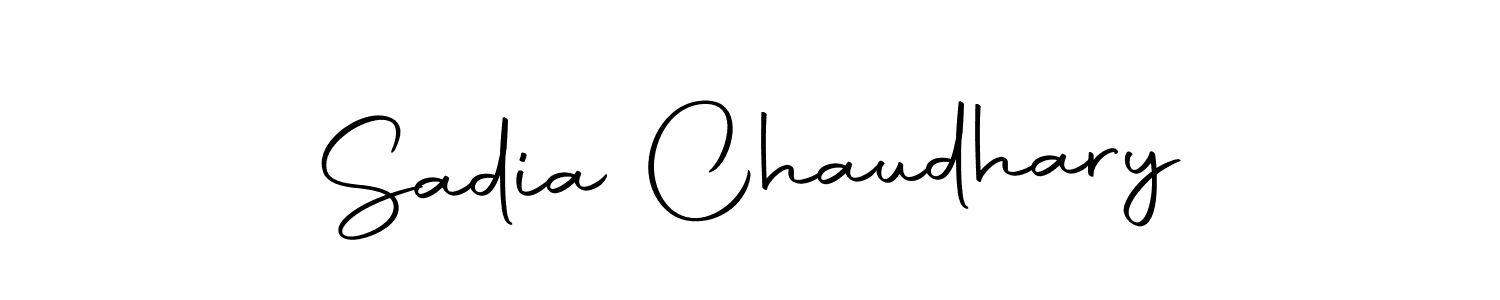 Sadia Chaudhary stylish signature style. Best Handwritten Sign (Autography-DOLnW) for my name. Handwritten Signature Collection Ideas for my name Sadia Chaudhary. Sadia Chaudhary signature style 10 images and pictures png
