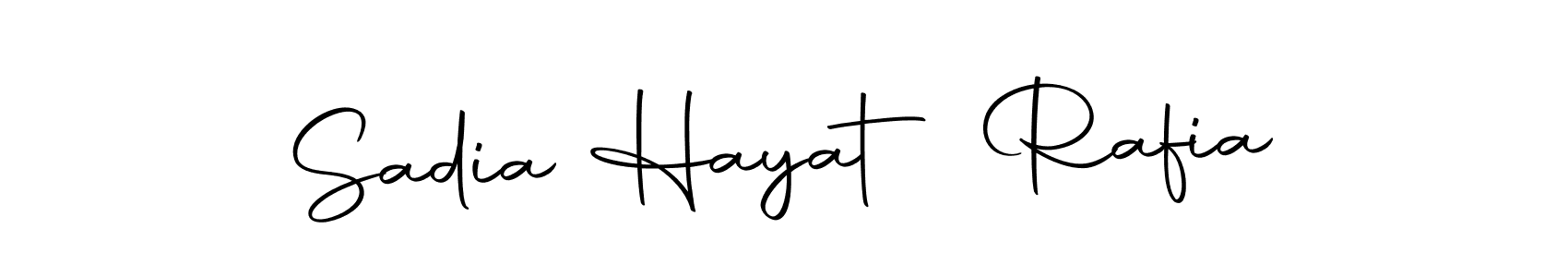 Make a beautiful signature design for name Sadia Hayat Rafia. Use this online signature maker to create a handwritten signature for free. Sadia Hayat Rafia signature style 10 images and pictures png