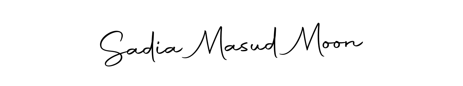 How to make Sadia Masud Moon signature? Autography-DOLnW is a professional autograph style. Create handwritten signature for Sadia Masud Moon name. Sadia Masud Moon signature style 10 images and pictures png