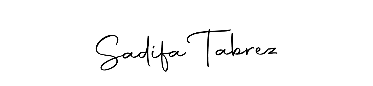 Sadifa Tabrez stylish signature style. Best Handwritten Sign (Autography-DOLnW) for my name. Handwritten Signature Collection Ideas for my name Sadifa Tabrez. Sadifa Tabrez signature style 10 images and pictures png