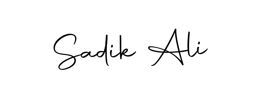 Create a beautiful signature design for name Sadik Ali. With this signature (Autography-DOLnW) fonts, you can make a handwritten signature for free. Sadik Ali signature style 10 images and pictures png