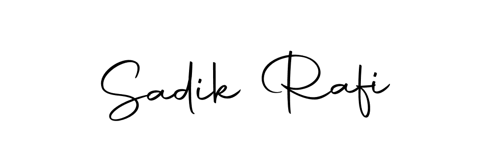 Similarly Autography-DOLnW is the best handwritten signature design. Signature creator online .You can use it as an online autograph creator for name Sadik Rafi. Sadik Rafi signature style 10 images and pictures png