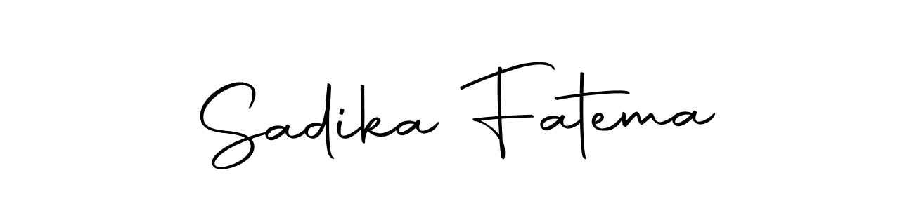 You should practise on your own different ways (Autography-DOLnW) to write your name (Sadika Fatema) in signature. don't let someone else do it for you. Sadika Fatema signature style 10 images and pictures png