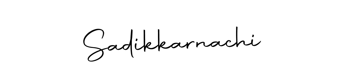 Similarly Autography-DOLnW is the best handwritten signature design. Signature creator online .You can use it as an online autograph creator for name Sadikkarnachi. Sadikkarnachi signature style 10 images and pictures png
