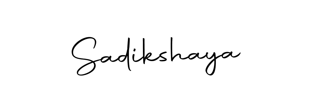 Also we have Sadikshaya name is the best signature style. Create professional handwritten signature collection using Autography-DOLnW autograph style. Sadikshaya signature style 10 images and pictures png