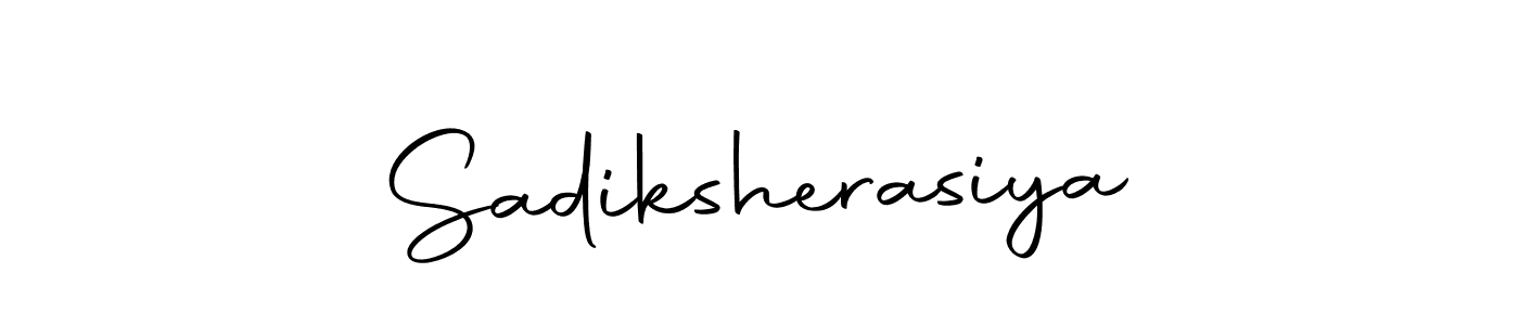 Sadiksherasiya stylish signature style. Best Handwritten Sign (Autography-DOLnW) for my name. Handwritten Signature Collection Ideas for my name Sadiksherasiya. Sadiksherasiya signature style 10 images and pictures png