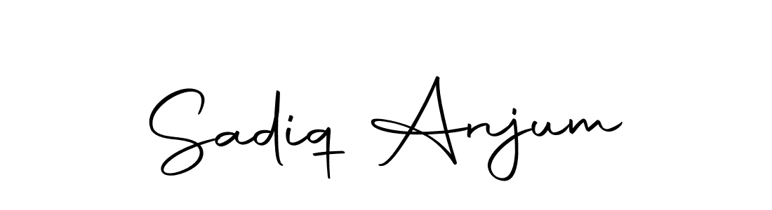 Also we have Sadiq Anjum name is the best signature style. Create professional handwritten signature collection using Autography-DOLnW autograph style. Sadiq Anjum signature style 10 images and pictures png