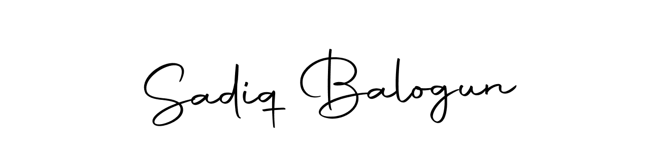 Also we have Sadiq Balogun name is the best signature style. Create professional handwritten signature collection using Autography-DOLnW autograph style. Sadiq Balogun signature style 10 images and pictures png