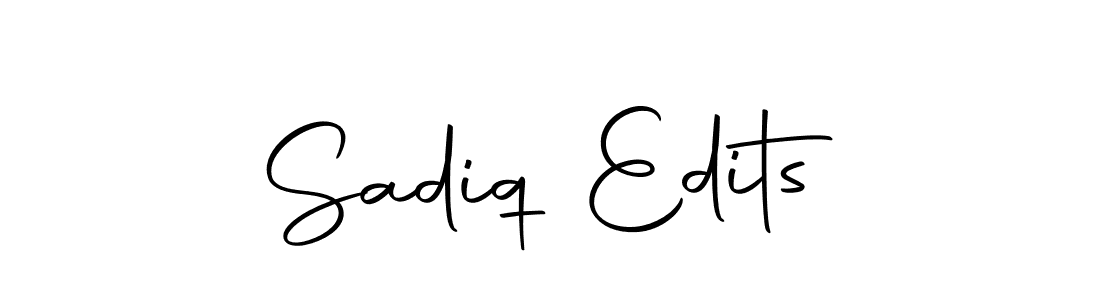 Create a beautiful signature design for name Sadiq Edits. With this signature (Autography-DOLnW) fonts, you can make a handwritten signature for free. Sadiq Edits signature style 10 images and pictures png