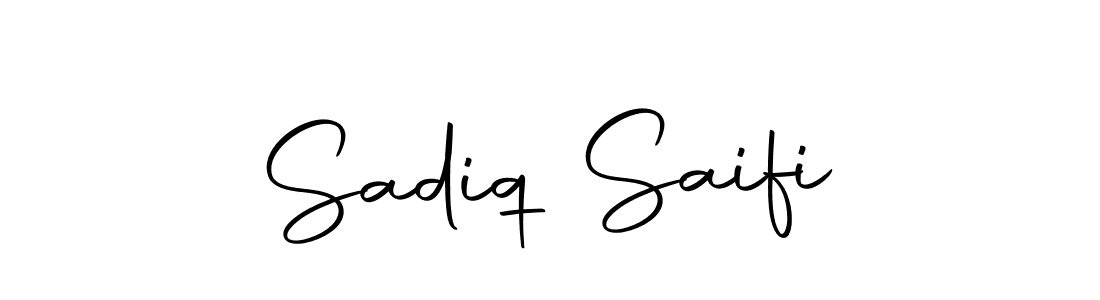 Make a beautiful signature design for name Sadiq Saifi. Use this online signature maker to create a handwritten signature for free. Sadiq Saifi signature style 10 images and pictures png