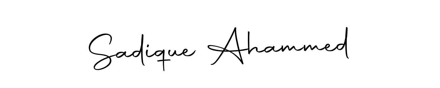 Use a signature maker to create a handwritten signature online. With this signature software, you can design (Autography-DOLnW) your own signature for name Sadique Ahammed. Sadique Ahammed signature style 10 images and pictures png