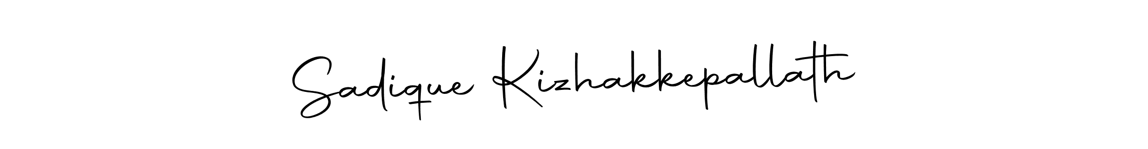You should practise on your own different ways (Autography-DOLnW) to write your name (Sadique Kizhakkepallath) in signature. don't let someone else do it for you. Sadique Kizhakkepallath signature style 10 images and pictures png