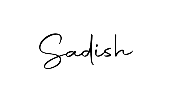 How to make Sadish signature? Autography-DOLnW is a professional autograph style. Create handwritten signature for Sadish name. Sadish signature style 10 images and pictures png