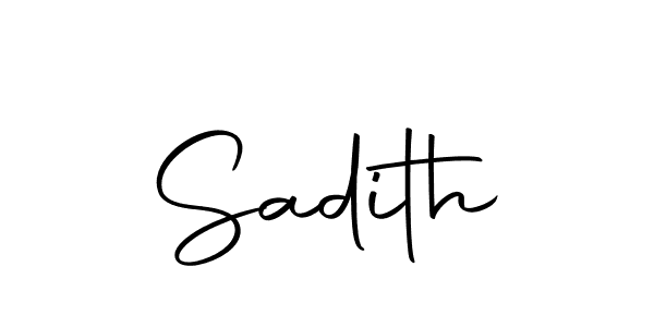 Sadith stylish signature style. Best Handwritten Sign (Autography-DOLnW) for my name. Handwritten Signature Collection Ideas for my name Sadith. Sadith signature style 10 images and pictures png