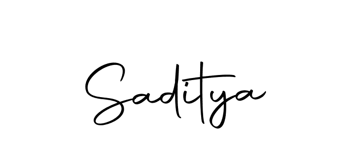 Saditya stylish signature style. Best Handwritten Sign (Autography-DOLnW) for my name. Handwritten Signature Collection Ideas for my name Saditya. Saditya signature style 10 images and pictures png