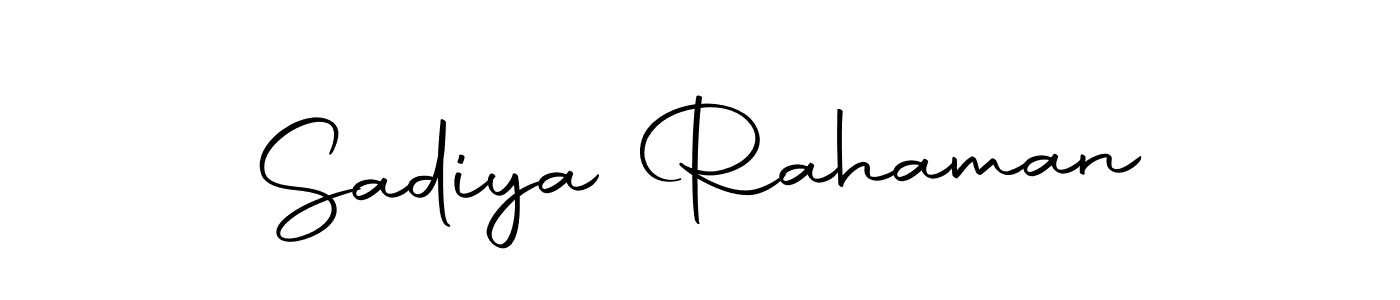 Make a beautiful signature design for name Sadiya Rahaman. Use this online signature maker to create a handwritten signature for free. Sadiya Rahaman signature style 10 images and pictures png